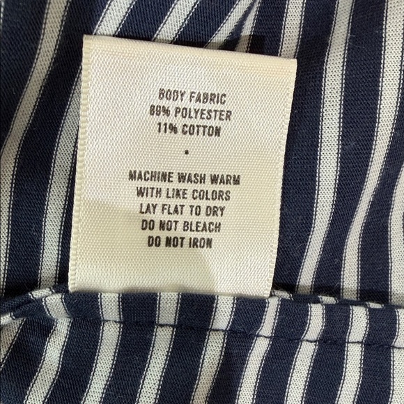 Tracksmith Long Sleeve Tee Size S Navy Gray Stripe Soft Designed For Runners - Picture 9 of 12